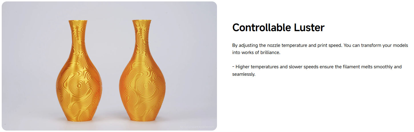 فیلامنت پرینتر سه بعدی PLA سیلک انیکیوبیک | Anucubic PLA silke