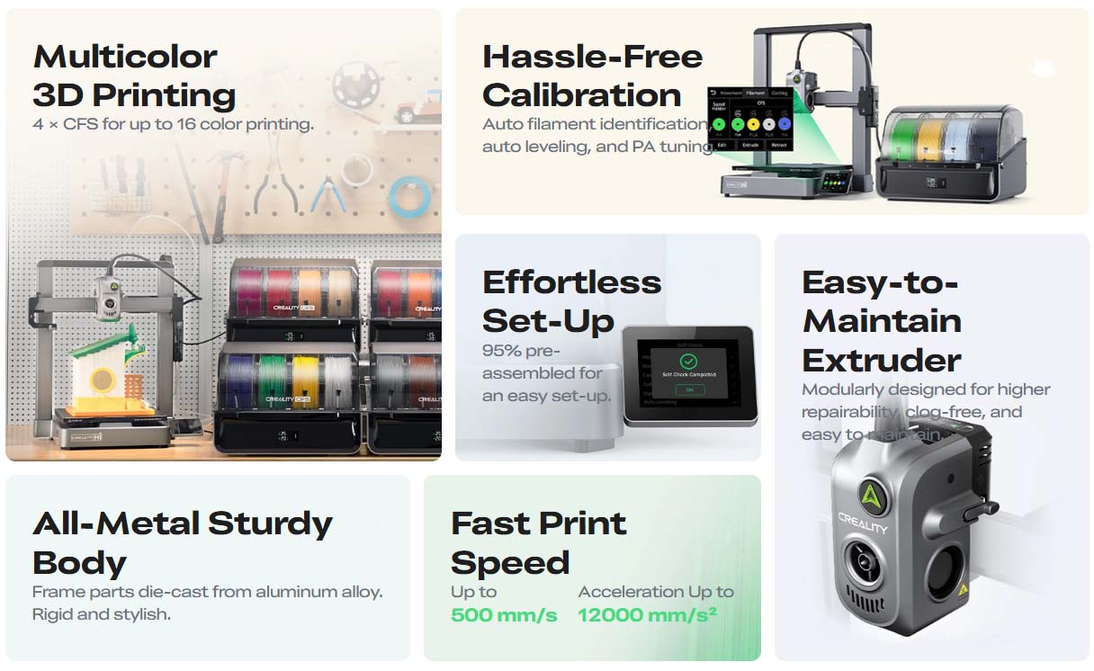 پرینتر سه بعدی Creality Hi Combo